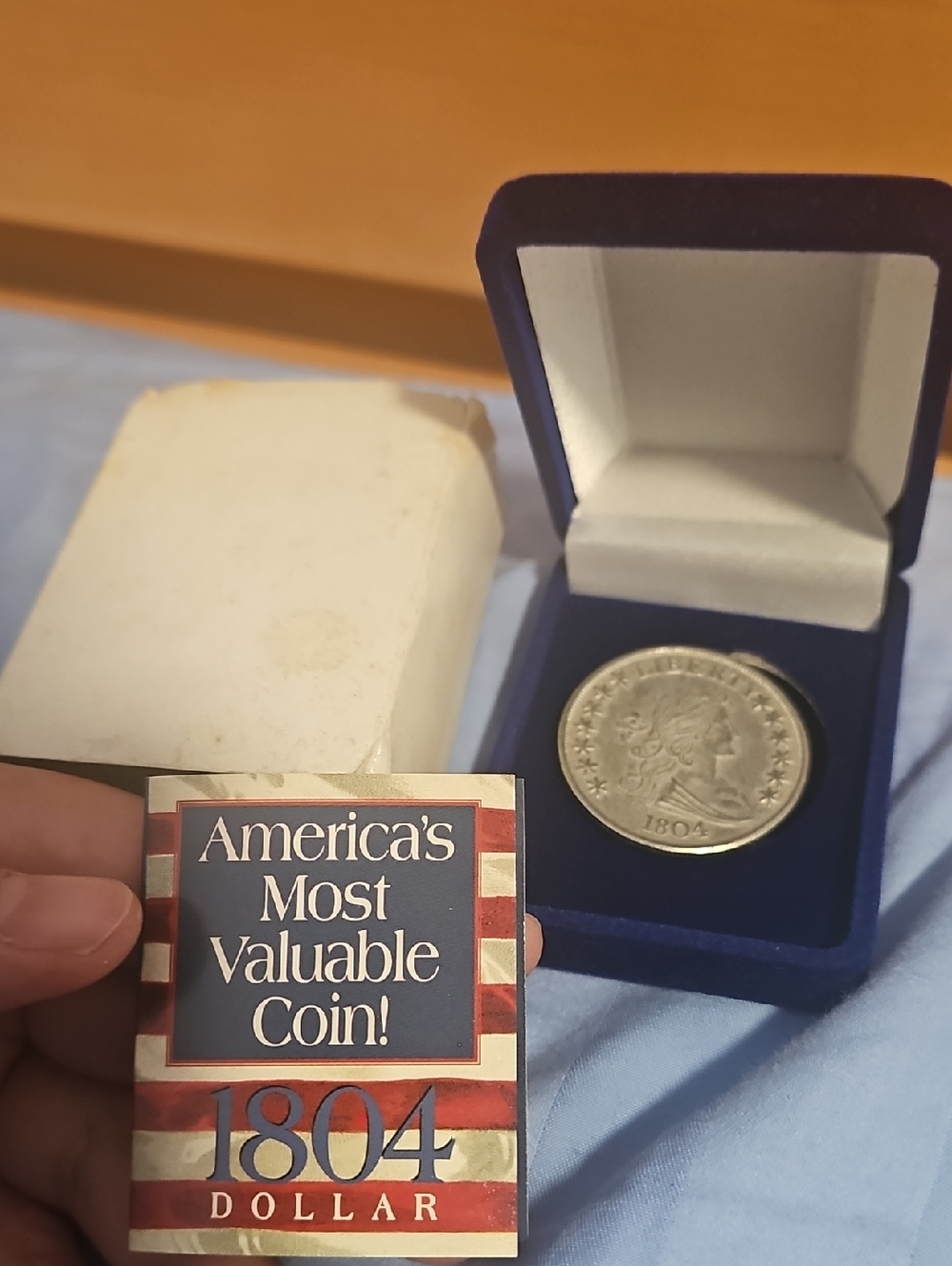 1804 US Dollar Coin COPY with Box and COA